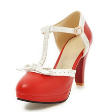 Round Toe High Heels with Bow - 8cm Heels - Superior Urban
