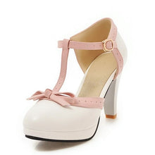 Round Toe High Heels with Bow - 8cm Heels - Superior Urban