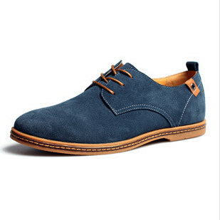 Genuine Suede Summer Flat Lace-up Shoes - Superior Urban