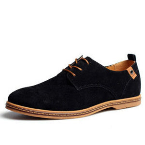 Genuine Suede Summer Flat Lace-up Shoes - Superior Urban