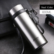 JIAQI 600ml Stainless Steel Thermal Vacuum Flask - With Tea Infuser - Superior Urban