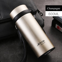 JIAQI 600ml Stainless Steel Thermal Vacuum Flask - With Tea Infuser - Superior Urban