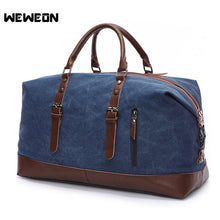 Vintage Canvas & Leather Gym Bag - Superior Urban