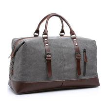 Vintage Canvas & Leather Gym Bag - Superior Urban