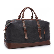 Vintage Canvas & Leather Gym Bag - Superior Urban