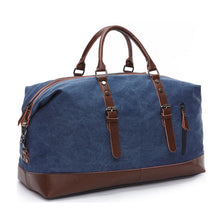 Vintage Canvas & Leather Gym Bag - Superior Urban