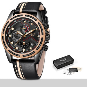 LIGE Luxury Waterproof Chronograph Sports Watch - Superior Urban