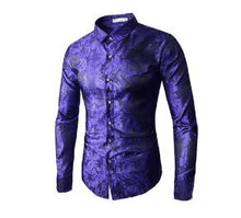 Paisley Long Sleeve Dress Shirt - Superior Urban