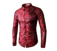 Paisley Long Sleeve Dress Shirt - Superior Urban