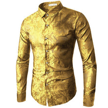 Paisley Long Sleeve Dress Shirt - Superior Urban